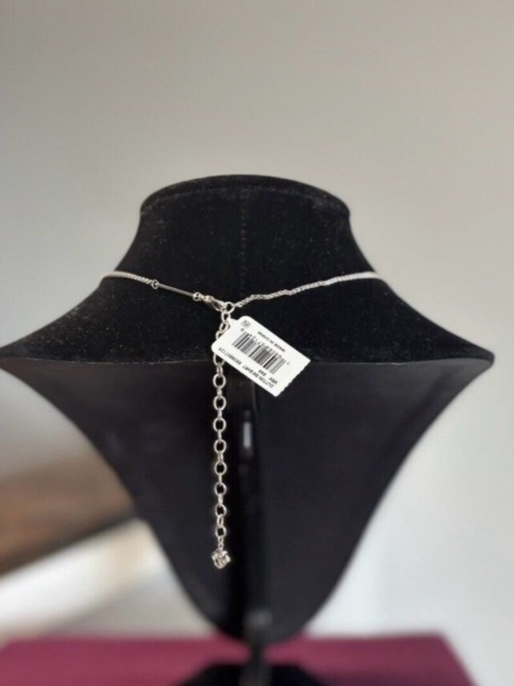 Kendra Scott Yellowstone Y Silver Necklace - Picture 3 of 5